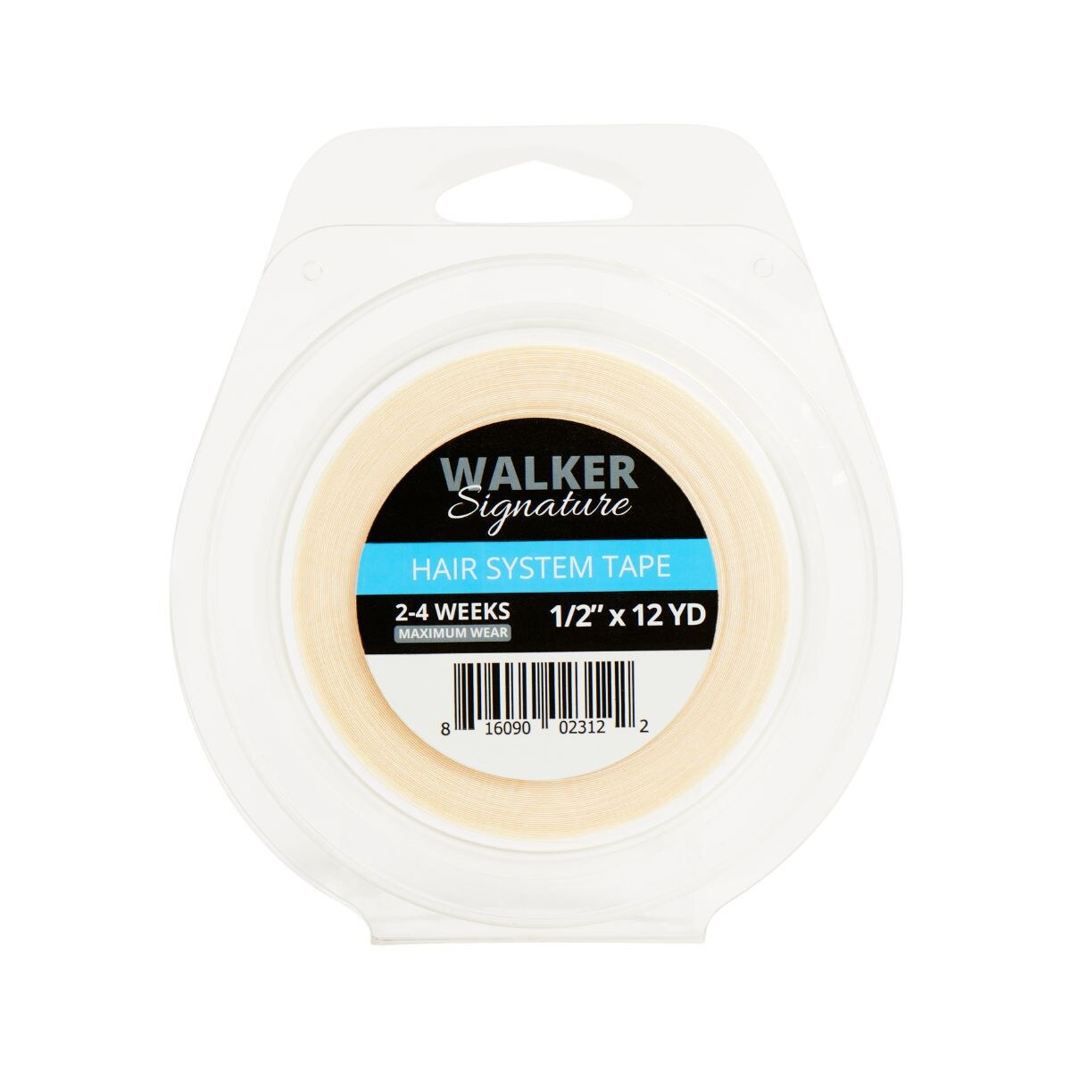 Walker Tape Super Stick Hair System Tape - 1/2 Inch X 3 Yard Roll For 1-2 Week Wear