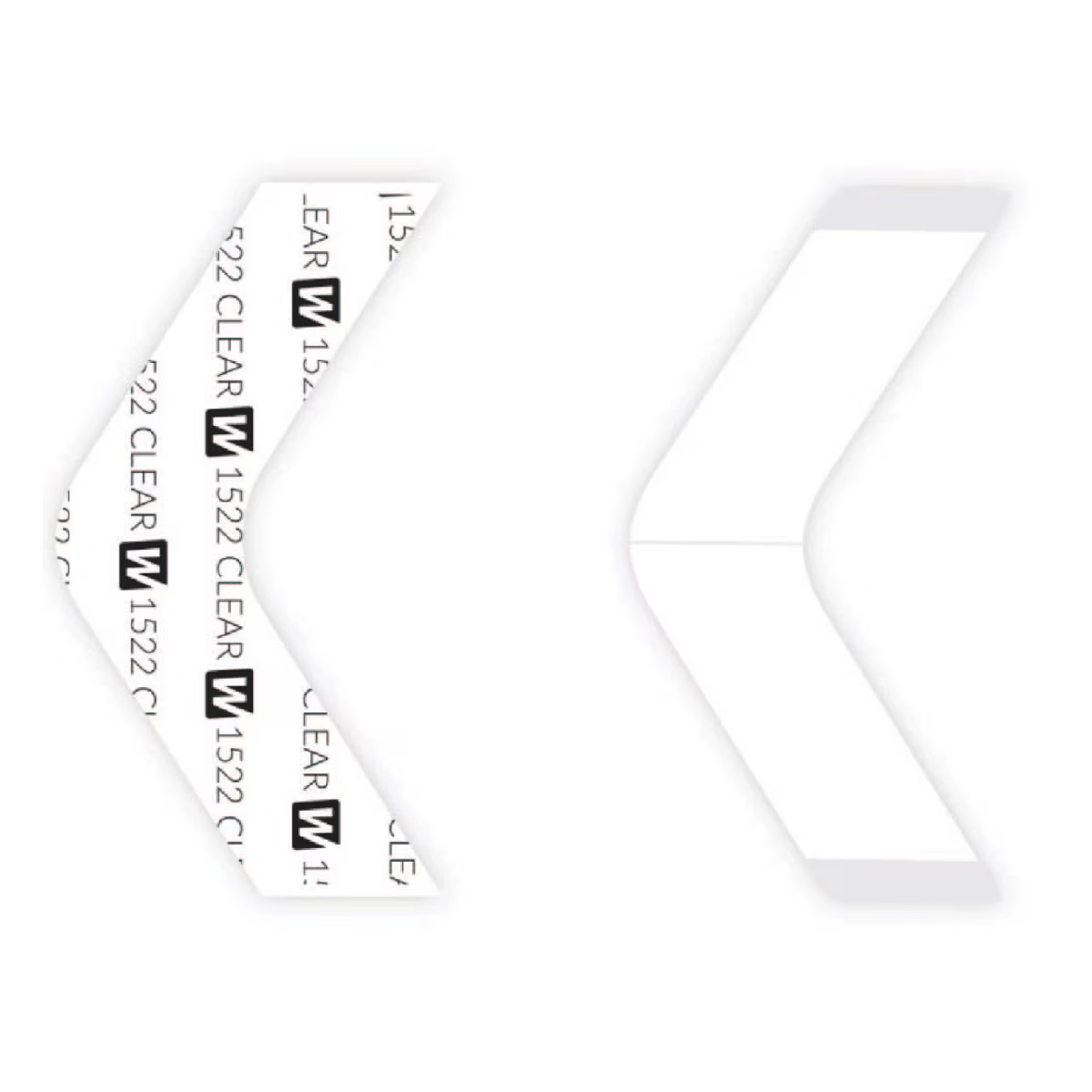 Hair Development | 1522 Clear – B Contour, 36pc/Bag